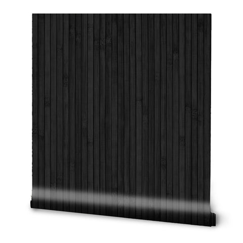Black Bamboo Removable Wallpaper