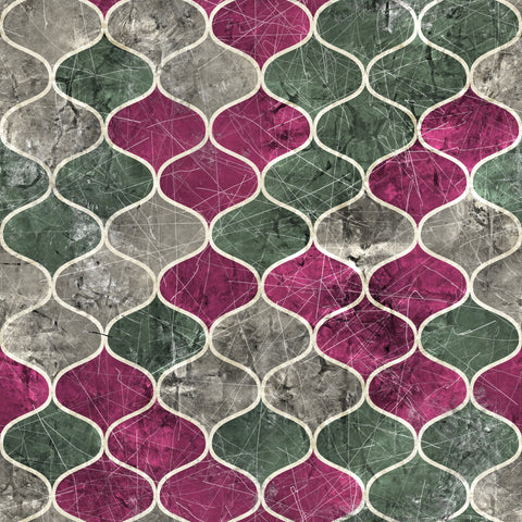 Ceramic Scales Removable Wallpaper