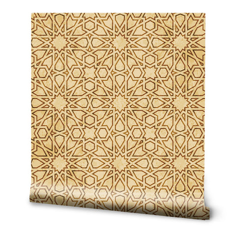 Eastern Geometry Removable Wallpaper