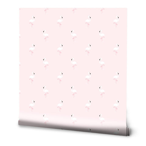 Flamingo Waltz Removable Wallpaper