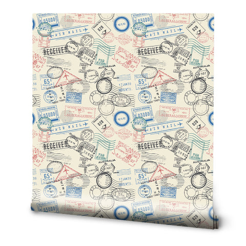 Globetrotter Removable Wallpaper