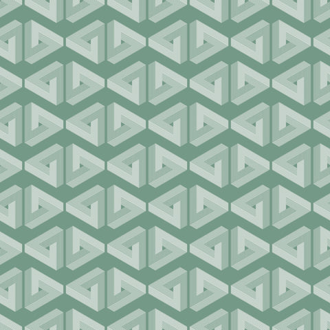 Infinite Triangle Removable Wallpaper