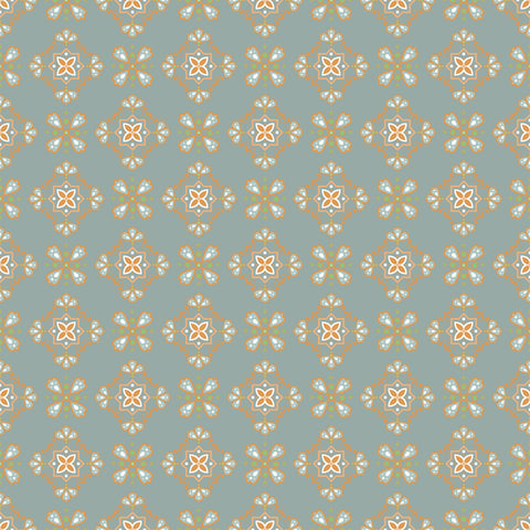 Ornamental Warm Tones Removable Wallpaper for sale