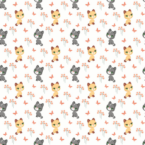 Petal Paws Removable Wallpaper