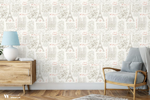 Vive le France Removable Wallpaper