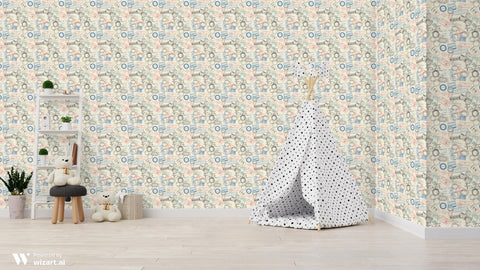 Globetrotter Removable Wallpaper