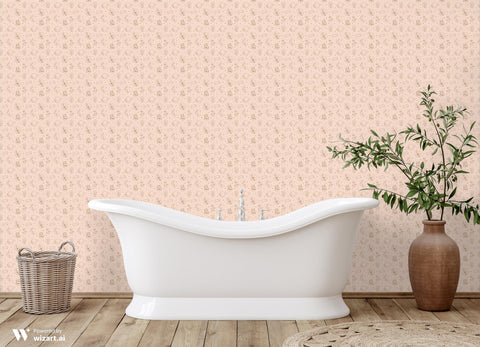 Starry Dreams Removable Wallpaper - Blush Pink