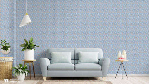 Indian Floral Pastel Removable Wallpaper for home