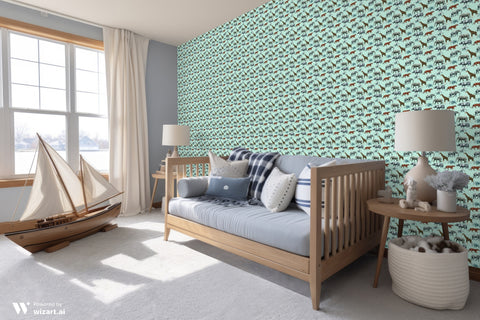 Roaming Safari Removable Wallpaper