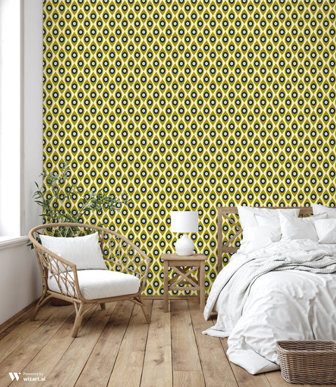 Bygone Daisies Removable Wallpaper