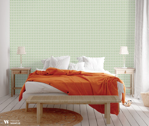 Ferns & Flowers Removable Wallpaper