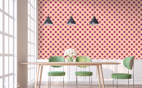 Seventies Swoops Wallpaper