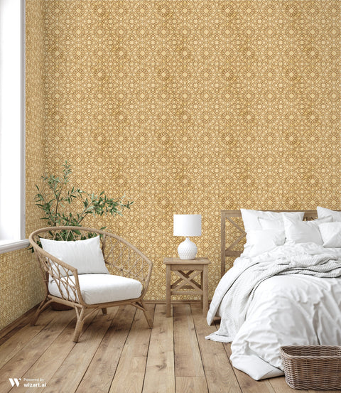 Eastern Geometry Removable Wallpaper