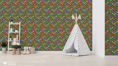 Retro Nordic Style Wallpaper