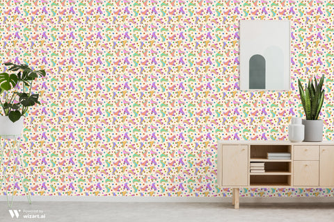 Flower Power Roller Skates Wallpaper