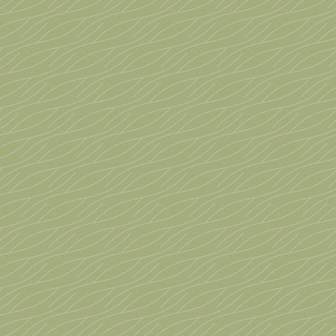 Rhythmic Tranquility Removable Wallpaper - Green