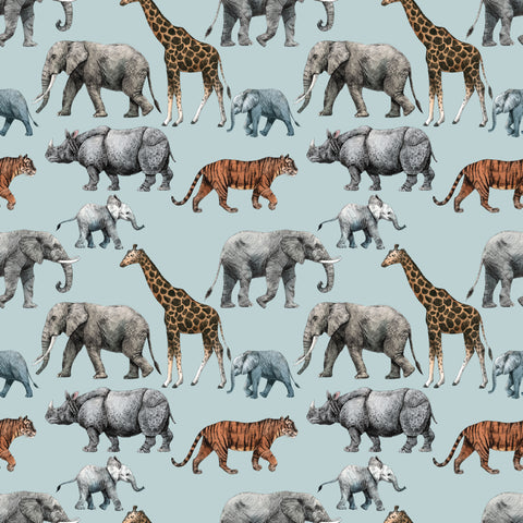 Roaming Safari Removable Wallpaper