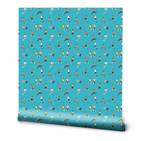 Soccer Practice Removable Wallpaper