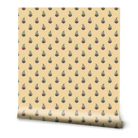 Dotted Buta Removable Wallpaper
