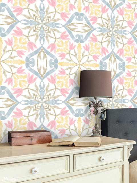 Damask Dreams Removable Wallpaper