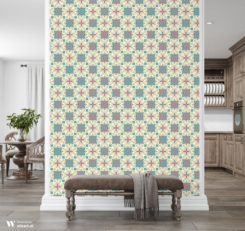 Desert Bloom Removable Wallpaper