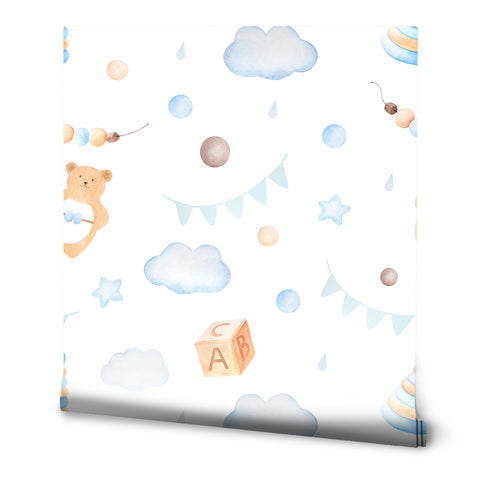 Baby's Toyland Removable Wallpaper