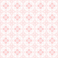 Pink and white wallpaper with a repeating heart and floral motif arranged in circular geometric patterns, suitable for bedrooms or children’s rooms.