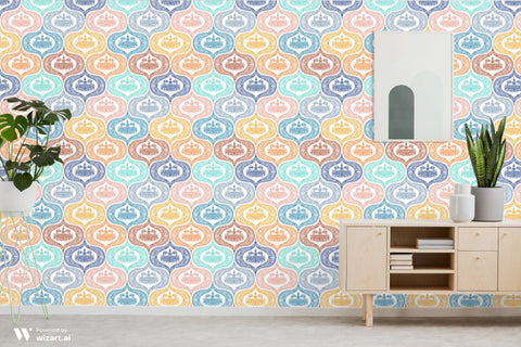 Pastel Palaces Removable Wallpaper