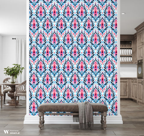 Floral Flame Removable Wallpaper