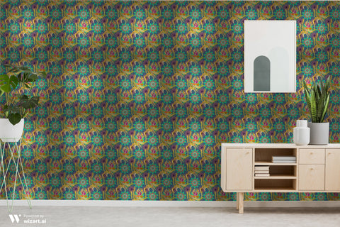 Festival of Flowers Removable Wallpaper