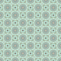 Floral Mandalas Removable Wallpaper - Turquoise for sale