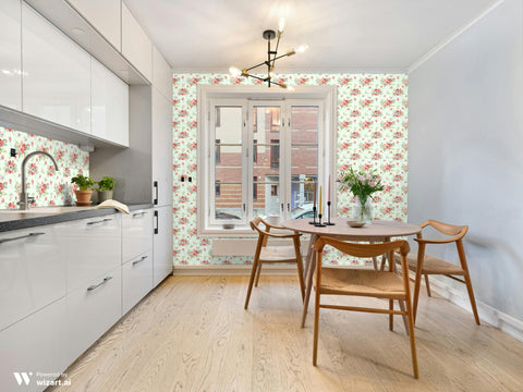 Rosewater Garden Removable Wallpaper