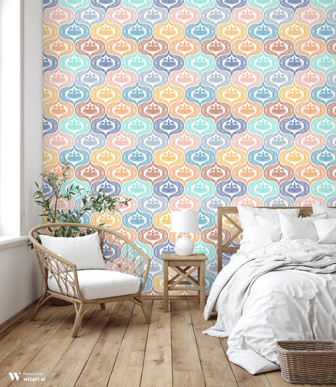 Pastel Palaces Removable Wallpaper