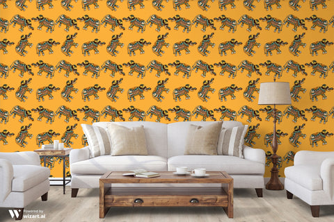 Tropical Tusk Removable Wallpaper - Large