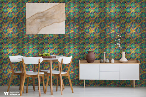 Festival of Flowers Removable Wallpaper
