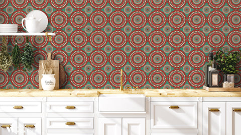 Rangoli Radiance Removable Wallpaper