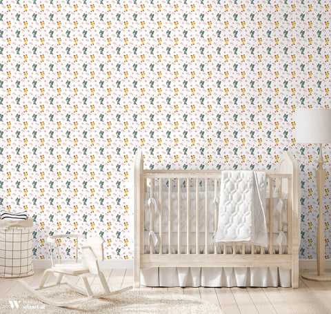 Petal Paws Removable Wallpaper