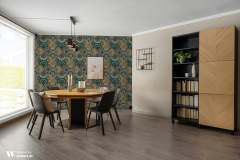 Mandala Illusion Removable Wallpaper