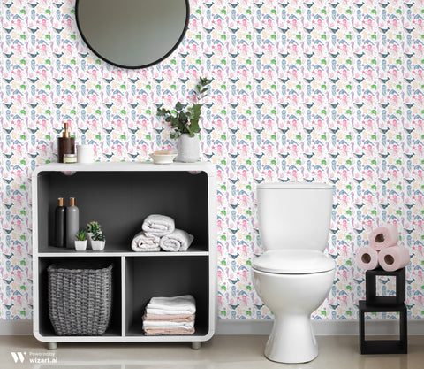 Marine Life Medley Removable Wallpaper