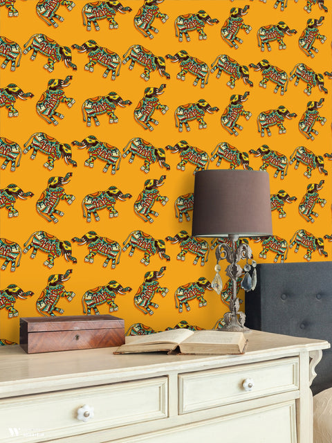 Tropical Tusk Removable Wallpaper - Small