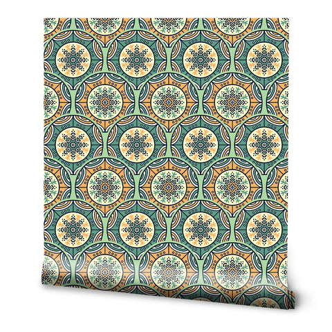 Ottoman Ornamental Removable Wallpaper