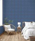 buy Vibrant Tranquility Removable Wallpaper - Blue & Green