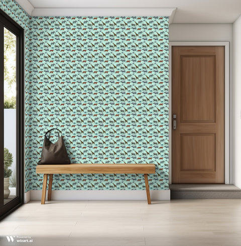 Roaming Safari Removable Wallpaper