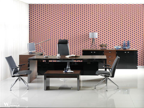 Psychedelic Flowers Wallpaper for office
