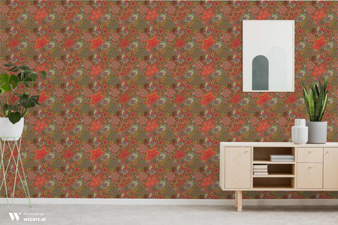 Rich Paisley Removable Wallpaper
