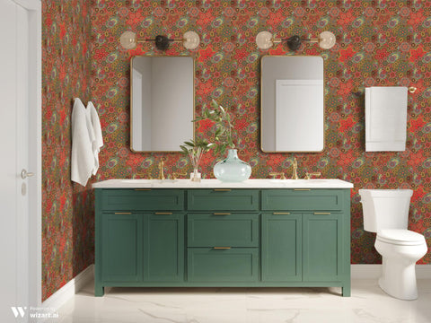 Rich Paisley Removable Wallpaper