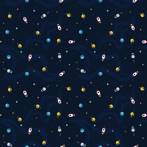 Space Exploration Removable Wallpaper