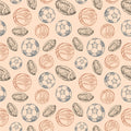 Sporty Balls Removable Wallpaper - Beige