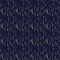  removable wallpaper with a pattern featuring tarot cards, potions, and other mystical symbols on a dark blue background.