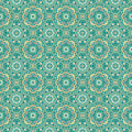 Turquoise Mandala Removable Wallpaper